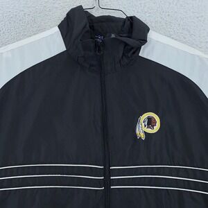 Washington Redskins Jacket Mens XL NFL Football Reebok Full Zip Lightweight